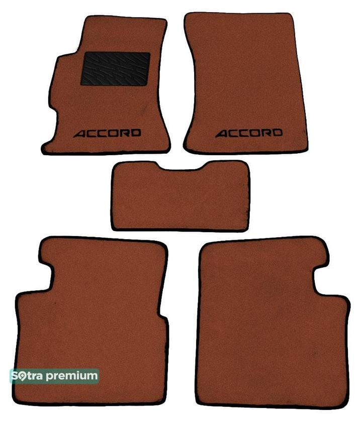 Sotra 00863-CH-TERRA Interior mats Sotra two-layer terracotta for Honda Accord eu (1999-2002), set 00863CHTERRA