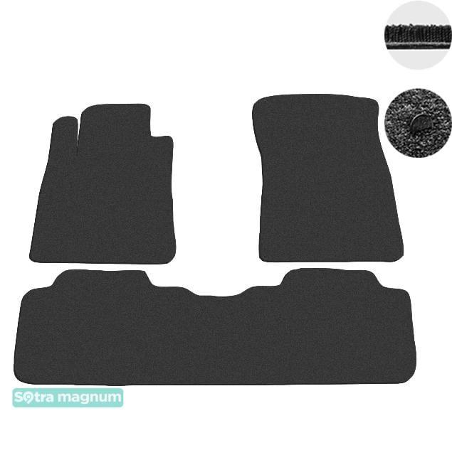Sotra 00866-MG15-BLACK Interior mats Sotra two-layer black for Citroen C5 (2001-2007), set 00866MG15BLACK