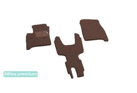 Sotra 00878-1-CH-CHOCO Interior mats Sotra two-layer brown for Toyota Avensis verso (2001-2009), set 008781CHCHOCO