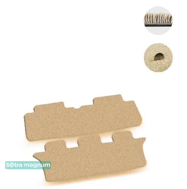 Sotra 00878-5-MG20-BEIGE Interior mats Sotra two-layer beige for Toyota Avensis verso (2001-2009), set 008785MG20BEIGE