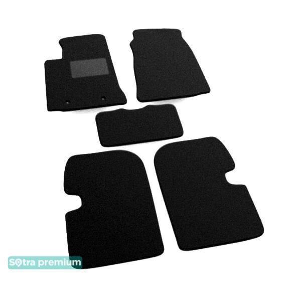 Sotra 00884-CH-BLACK Interior mats Sotra two-layer black for Toyota Corolla (2002-2006), set 00884CHBLACK