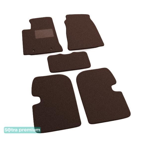 Sotra 00884-CH-CHOCO Interior mats Sotra two-layer brown for Toyota Corolla (2002-2006), set 00884CHCHOCO