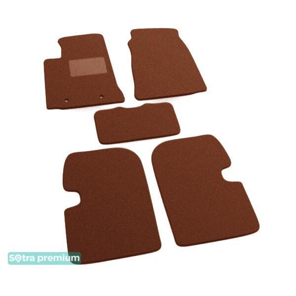 Sotra 00884-CH-TERRA Interior mats Sotra two-layer terracotta for Toyota Corolla (2002-2006), set 00884CHTERRA