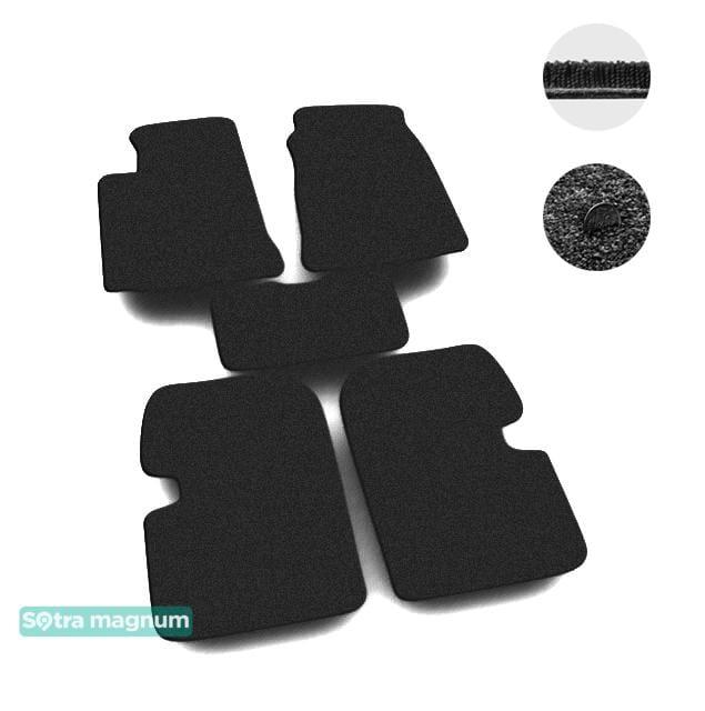 Sotra 00884-MG15-BLACK Interior mats Sotra two-layer black for Toyota Corolla (2002-2006), set 00884MG15BLACK
