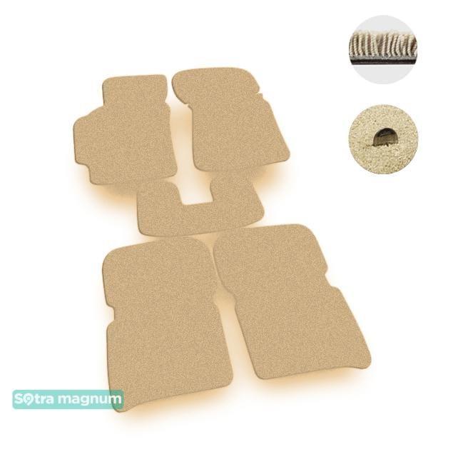 Sotra 00887-MG20-BEIGE Interior mats Sotra two-layer beige for Toyota Celica (1989-1993), set 00887MG20BEIGE