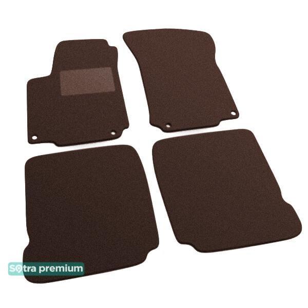 Sotra 00898-CH-CHOCO Interior mats Sotra two-layer brown for Volkswagen New beetle (1997-2011), set 00898CHCHOCO
