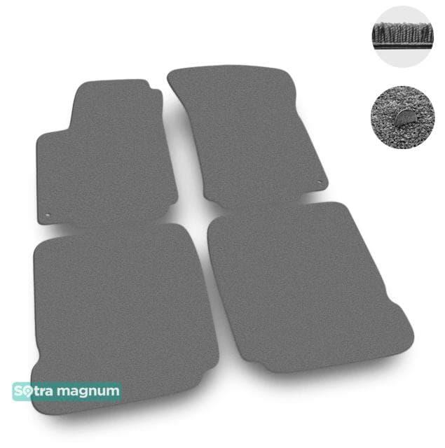 Sotra 00898-MG20-GREY Interior mats Sotra two-layer gray for Volkswagen New beetle (1997-2011), set 00898MG20GREY
