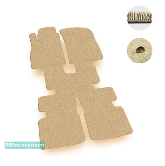 Sotra 00905-MG20-BEIGE Interior mats Sotra two-layer beige for Mazda Xedos 9 (2000-2002), set 00905MG20BEIGE