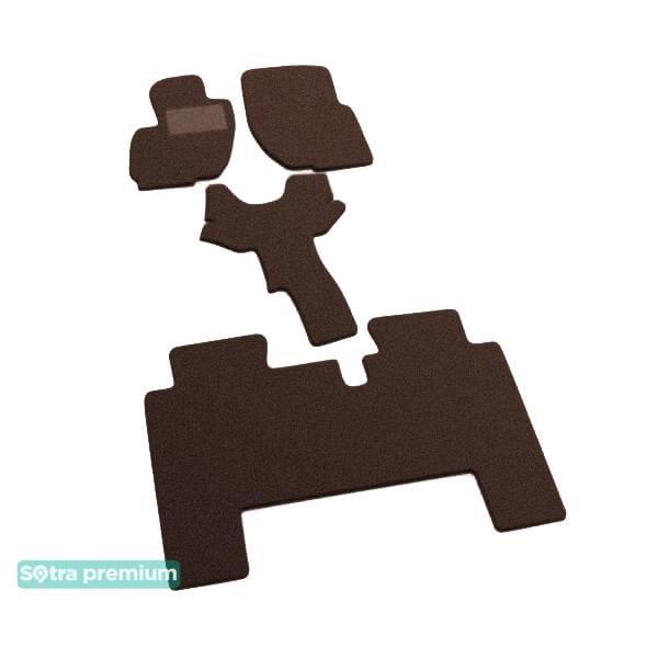 Sotra 00909-CH-CHOCO Interior mats Sotra two-layer brown for Mitsubishi Space runner (1991-2002), set 00909CHCHOCO
