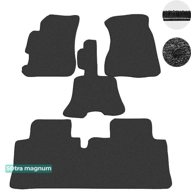 Sotra 00919-MG15-BLACK Interior mats Sotra two-layer black for Honda Civic (2001-2004), set 00919MG15BLACK