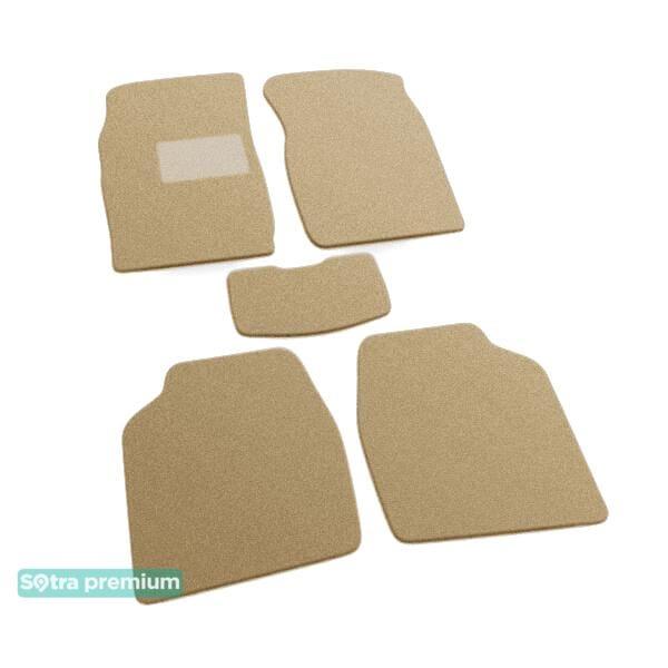 Sotra 00922-CH-BEIGE Interior mats Sotra two-layer beige for Toyota Corolla (1987-1991), set 00922CHBEIGE