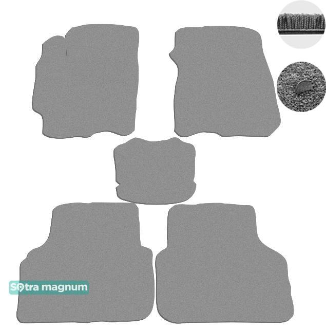 Sotra 00928-MG20-GREY Interior mats Sotra two-layer gray for Mazda 5 / premacy (1999-2004), set 00928MG20GREY