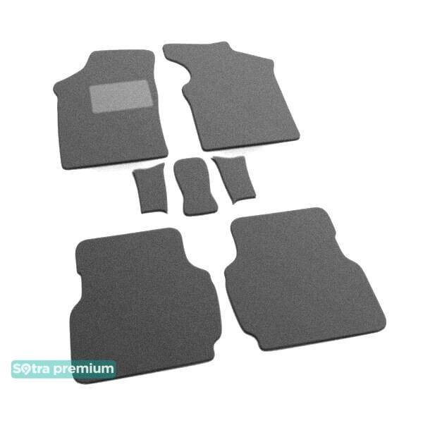 Sotra 00939-CH-GREY Interior mats Sotra two-layer gray for Mazda 121 (1991-1998), set 00939CHGREY