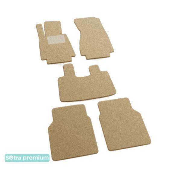 Sotra 00943-CH-BEIGE Interior mats Sotra two-layer beige for BMW 7-series long (2002-2008), set 00943CHBEIGE