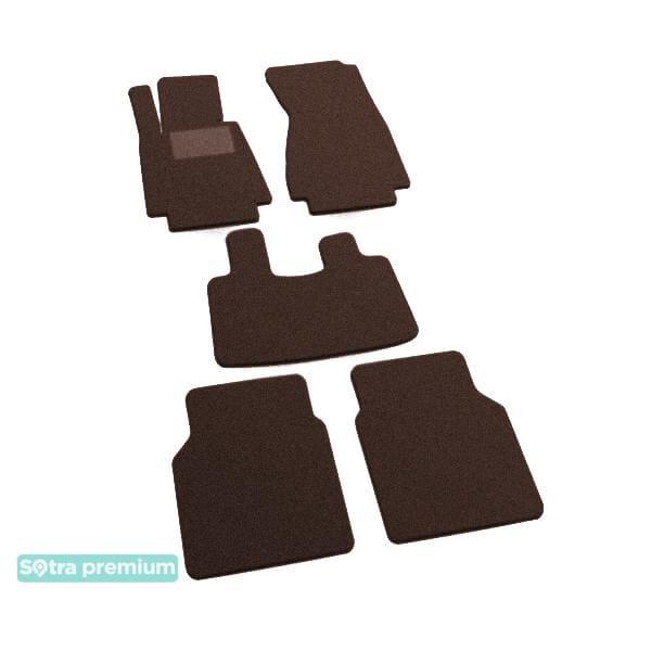 Sotra 00943-CH-CHOCO Interior mats Sotra two-layer brown for BMW 7-series long (2002-2008), set 00943CHCHOCO