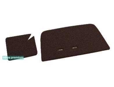 Sotra 00947-3-CH-CHOCO Interior mats Sotra two-layer brown for Ssang yong Rexton (2001-2006), set 009473CHCHOCO