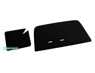 Sotra 00947-3-GD-BLACK Interior mats Sotra two-layer black for Ssang yong Rexton (2001-2006), set 009473GDBLACK