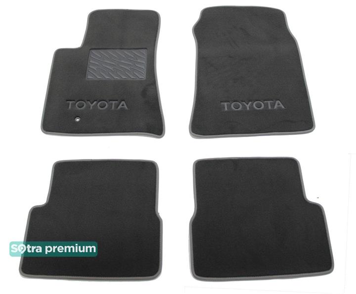 Sotra 00957-CH-GREY Interior mats Sotra two-layer gray for Toyota Celica (2002-2006), set 00957CHGREY