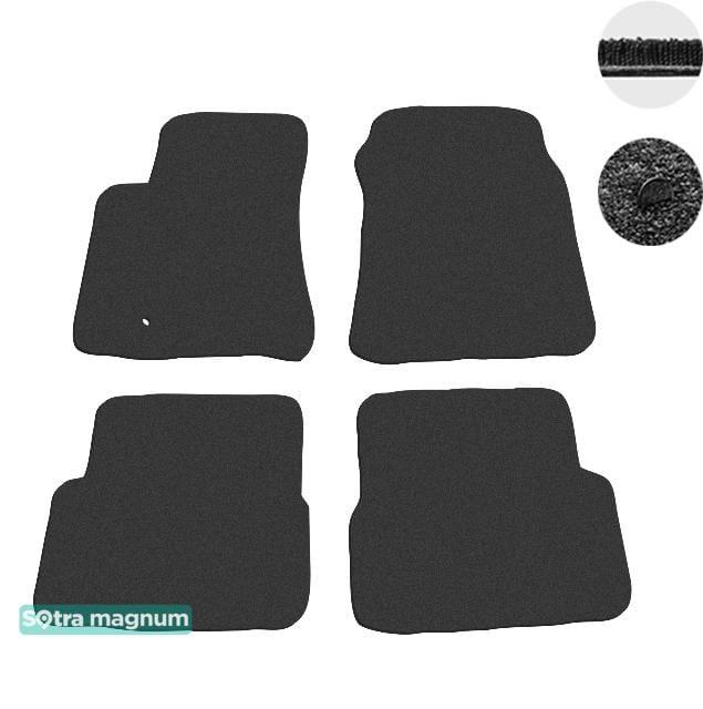 Sotra 00957-MG15-BLACK Interior mats Sotra two-layer black for Toyota Celica (2002-2006), set 00957MG15BLACK
