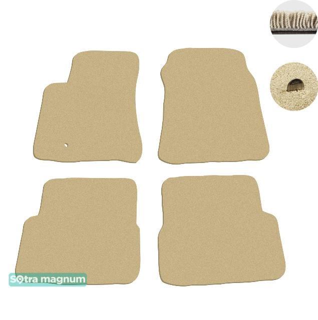 Sotra 00957-MG20-BEIGE Interior mats Sotra two-layer beige for Toyota Celica (2002-2006), set 00957MG20BEIGE