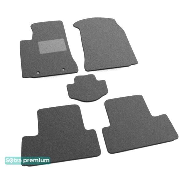 Sotra 00963-CH-GREY Interior mats Sotra two-layer gray for Toyota Corolla verso (2002-2007), set 00963CHGREY