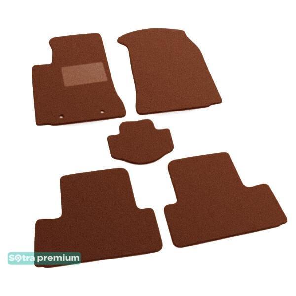 Sotra 00963-CH-TERRA Interior mats Sotra two-layer terracotta for Toyota Corolla verso (2002-2007), set 00963CHTERRA