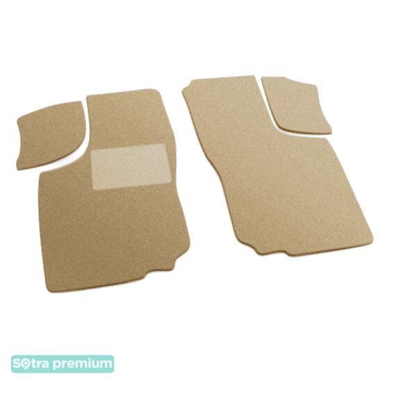 Sotra 00967-CH-BEIGE Interior mats Sotra two-layer beige for Opel Combo B (1994-2001), set 00967CHBEIGE