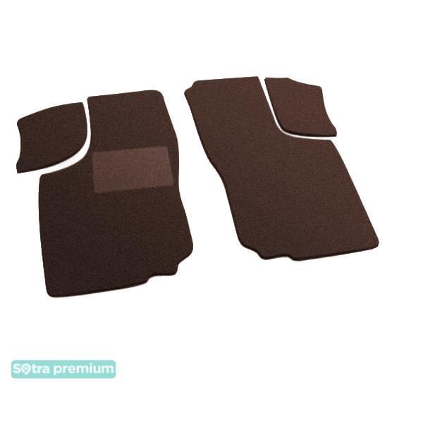 Sotra 00967-CH-CHOCO Interior mats Sotra two-layer brown for Opel Combo B (1994-2001), set 00967CHCHOCO