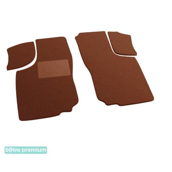 Sotra 00967-CH-TERRA Interior mats Sotra two-layer terracotta for Opel Combo B (1994-2001), set 00967CHTERRA