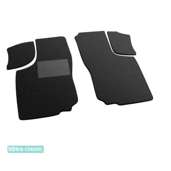 Sotra 00967-GD-GREY Interior mats Sotra two-layer gray for Opel Combo B (1994-2001), set 00967GDGREY