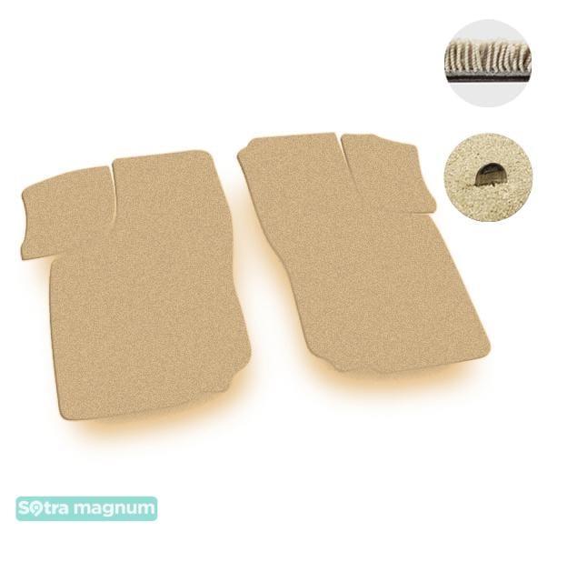 Sotra 00967-MG20-BEIGE Interior mats Sotra two-layer beige for Opel Combo B (1994-2001), set 00967MG20BEIGE