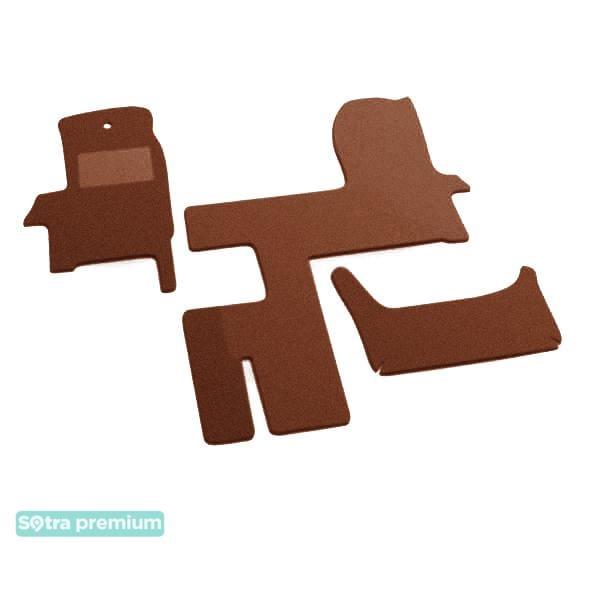 Sotra 00968-CH-TERRA Interior mats Sotra two-layer terracotta for Iveco Daily (2000-2006), set 00968CHTERRA