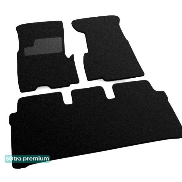 Sotra 00982-CH-BLACK Interior mats Sotra two-layer black for Honda Cr-v (2002-2006), set 00982CHBLACK