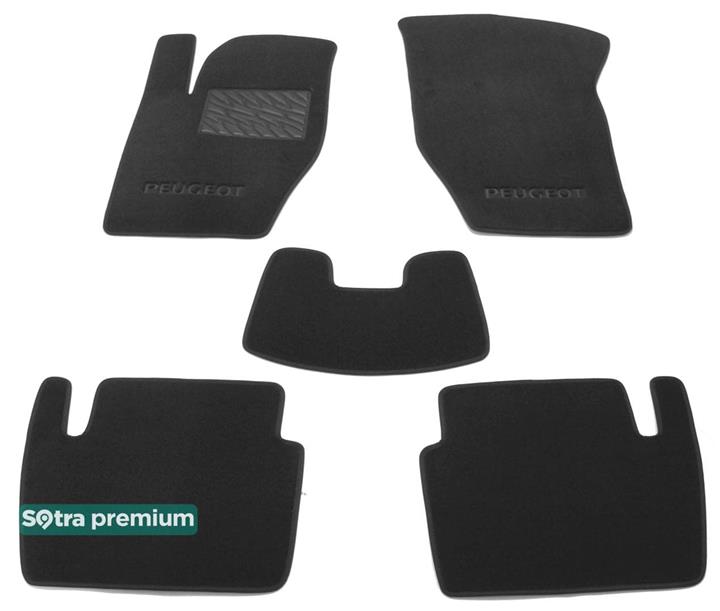 Sotra 00983-CH-GREY Interior mats Sotra two-layer gray for Peugeot 307sw (2002-2008), set 00983CHGREY