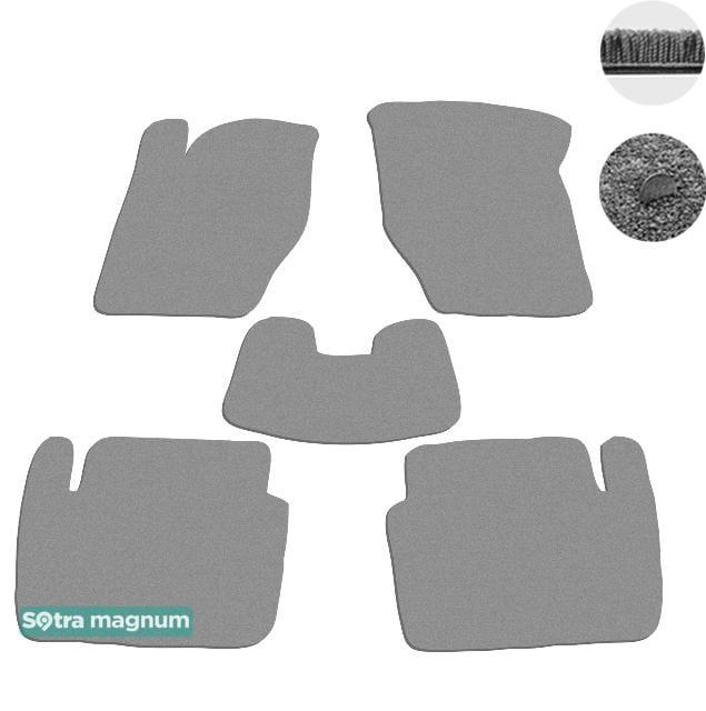 Sotra 00983-MG20-GREY Interior mats Sotra two-layer gray for Peugeot 307sw (2002-2008), set 00983MG20GREY