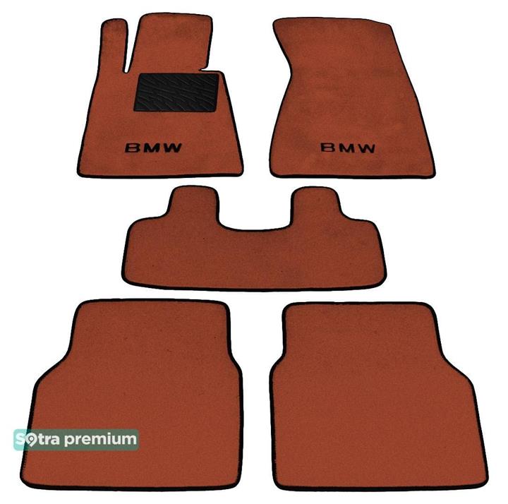 Sotra 00989-CH-TERRA Interior mats Sotra two-layer terracotta for BMW 7-series (2002-2008), set 00989CHTERRA