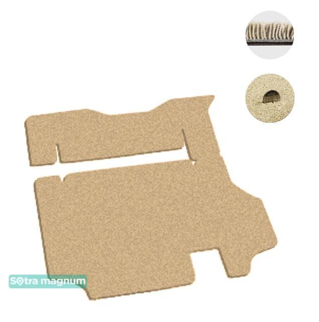 Sotra 00990-5-MG20-BEIGE Interior mats Sotra two-layer beige for Hyundai H-100 (1986-1994), set 009905MG20BEIGE