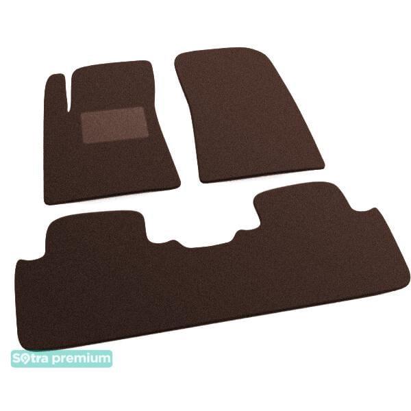 Sotra 00998-CH-CHOCO Interior mats Sotra two-layer brown for Renault Vel satis (2002-2009), set 00998CHCHOCO