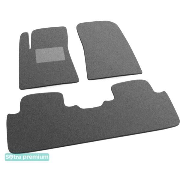 Sotra 00998-CH-GREY Interior mats Sotra two-layer gray for Renault Vel satis (2002-2009), set 00998CHGREY