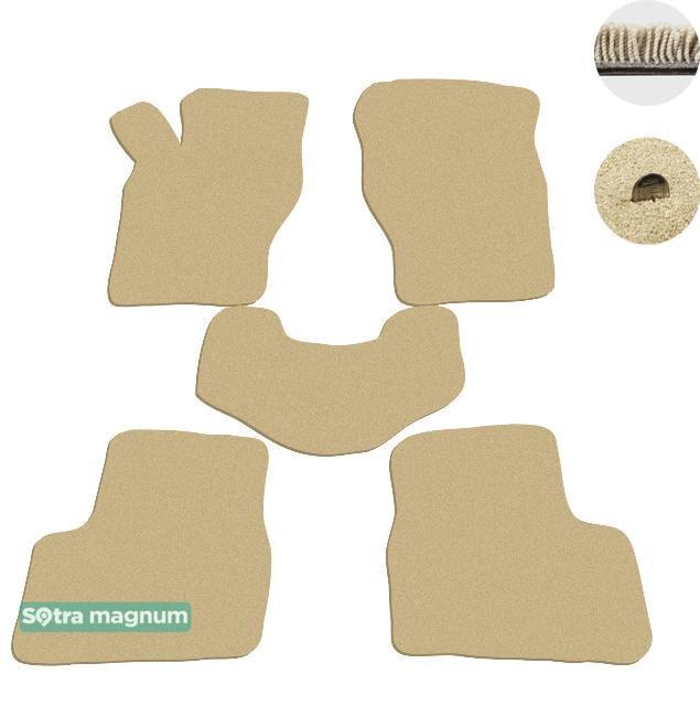 Sotra 01000-MG20-BEIGE Interior mats Sotra two-layer beige for Alfa Romeo 166 (1999-2007), set 01000MG20BEIGE