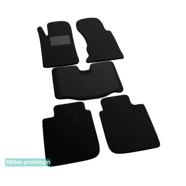 Sotra 01003-CH-BLACK Interior mats Sotra two-layer black for Ford Scorpio (1995-1999), set 01003CHBLACK