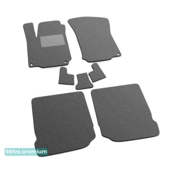 Sotra 01004-CH-GREY Interior mats Sotra Double layer gray for Seat Toledo/Leon, set 01004CHGREY