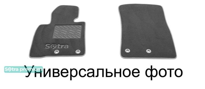 Sotra 01005-CH-GREY Interior mats Sotra two-layer gray for Seat Inca (1996-2004), set 01005CHGREY
