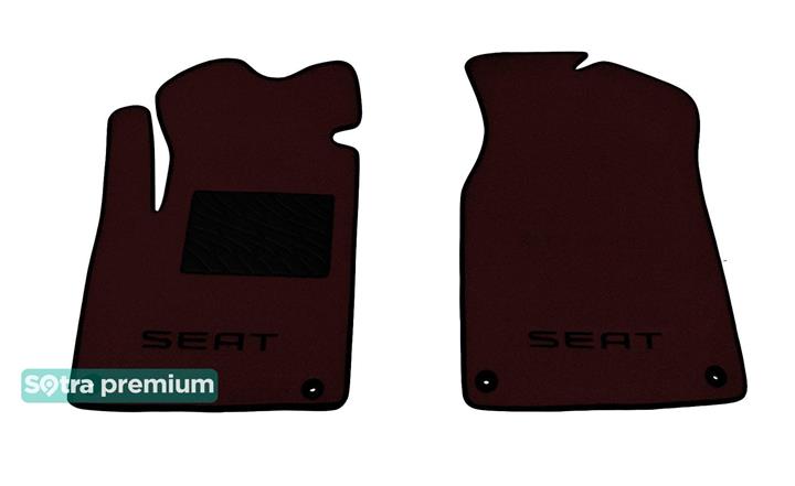 Sotra 01006-1-CH-CHOCO Interior mats Sotra two-layer brown for Seat Alhambra (1996-2010), set 010061CHCHOCO