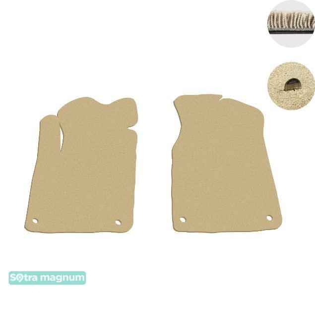 Sotra 01006-1-MG20-BEIGE Interior mats Sotra two-layer beige for Seat Alhambra (1996-2010), set 010061MG20BEIGE