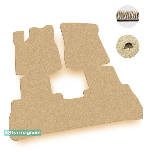 Sotra 01016-MG20-BEIGE Interior mats Sotra two-layer beige for Nissan Murano (2002-2008), set 01016MG20BEIGE