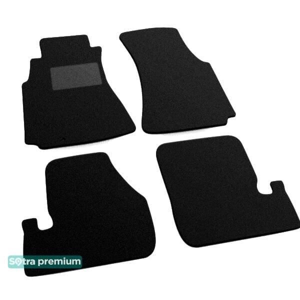 Sotra 01055-CH-BLACK Interior mats Sotra two-layer black for Nissan Silvia / 200sx (1998-2002), set 01055CHBLACK