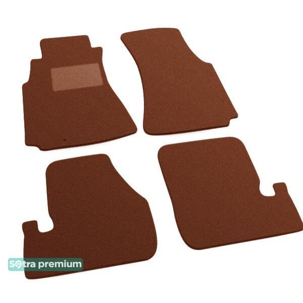 Sotra 01055-CH-TERRA Interior mats Sotra two-layer terracotta for Nissan Silvia / 200sx (1998-2002), set 01055CHTERRA