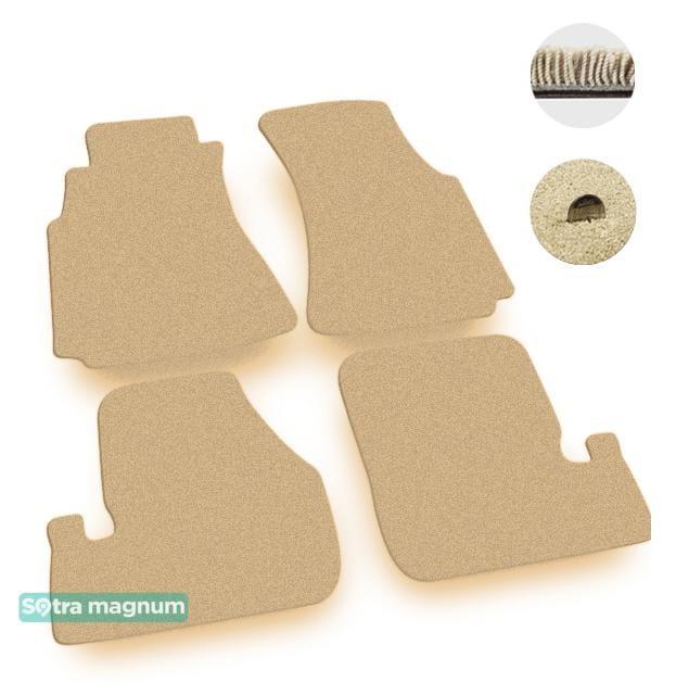 Sotra 01055-MG20-BEIGE Interior mats Sotra two-layer beige for Nissan Silvia / 200sx (1998-2002), set 01055MG20BEIGE