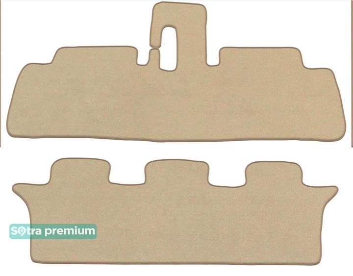 Sotra 01057-5-CH-BEIGE Interior mats Sotra two-layer beige for Toyota Avensis verso (2001-2009), set 010575CHBEIGE